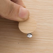 못자국 스티커 가구 벽 피스 구멍 가리기 메우기 땜빵 보수 패치 원형 택1, 상품선택, 우드 카키(PC-109)