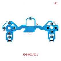 PCB기판 스위치PS4 Dualshock Pro 슬림 컨트롤러용 교체 버튼 리본 회로 기판 전도성 필름 키패드 플렉스, 한개옵션2, 07 1pcs, 한개옵션1