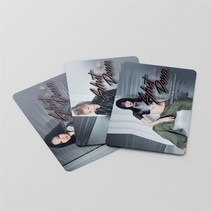 블랙핑크굿즈 포카 지수/제니/리사/로제 포토카드 Born월드투어 로모카드 50장, G