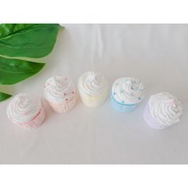 반짝이 미니 클레이머핀 컵케익 모형 스튜디오 데코레이션, 퍼플