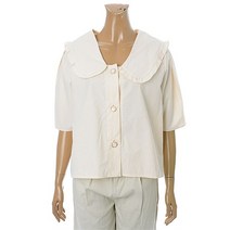 르샵 르샵 NC02 금장단추카라러플블라우스 LL5BL454A (7046379)