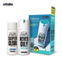 브로앤팁스 네버오일리 올인원 120ML 기획 +바디워시100ML, 네버오일리 기획