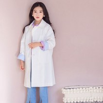 스타일노리터 칸 심플 코트 아이보리