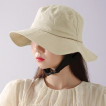 라핑 경량 서프햇 등산모자 사파리 낚시 벙거지 캠핑 모자, 연베이지