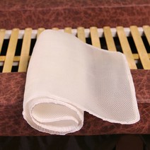 마사지침대 물리치료침대 통기성 메쉬 특수 뜸 침대 단열 패드 훈증 침대 단열 패드 전신 화상 방지, 흰색 15042cm_공식 규격