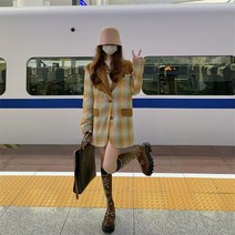 HQINT 여성 투피스 단품 캐주얼 상하세트 치마 니트세트 니트투피스 정장 세트 바지 정장세트 가을 겨울 ZB-49298