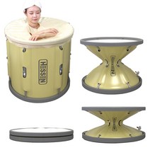 1초 바로착 접이식 욕조 사우나 [누적 판매 8만개돌파 국내최다판매] 22년최신상 국내유일 최초 독점 정식정품 보온덮개 풀구성 홈쇼핑방송, 바로착 욕조 핑크