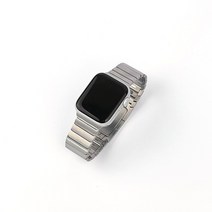 1+1 bob 클래시 애플워치 슬랜더 원터치 메탈 밴드 스트랩 Apple Watch 8 울트라 7 SE 6 5 4, 네이비, 42_44_45_49mm