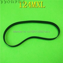 2pcs 대형 플로터 위트 컬러 작은 O 링 벨트 124MXL 9mm 너비 Witcolor 4000 Y nornal 예비 부품