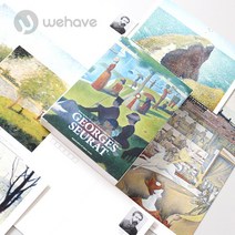 WEHAVE 인테리어 그림엽서 포토 사진 도시 일러스트 캘리그라피 영화 고흐 마티스 모네 피카소 명화 소품 세트, 인테리어 엽서 10, 1세트