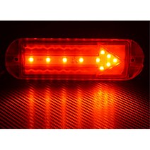 화물차 화살표 LED 사이드등 램프 24V 대형트럭 미니버스 신형5톤 용달차 메가 현대 차폭등 추레라 벤츠 볼보 라이노 스카니아 25인승 전구, 옐로우LED