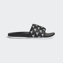 아디다스 아딜렛 컴포트 슬라이드 - Core Black / Cloud White / Cloud White