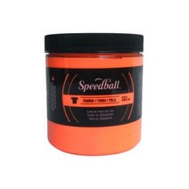 스피드볼 실크스크린 페브릭 형광 오렌지 236.58 ml
