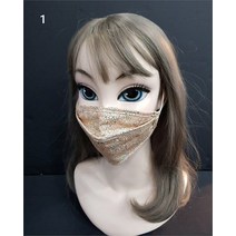 [이쁜] 3중 꽃 마스크 (색상 랜덤 발송) (5182585), 타입 랜덤발송 Free