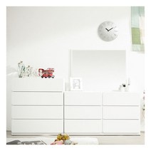 [아르스노바] 시스템 서랍장세트(화이트_4단+화장대/거울포함), 상세 설명 참조
