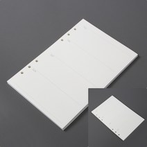 6공 주간 다이어리 속지 135매 A5 다이어리수첩 날짜형다이어리 다이어리속지제작 플래너제작 회사다이어리 업무