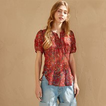 [매장상품] 써스데이아일랜드 블라우스 꽃무늬블라우스 T194MBL236 트렌드존