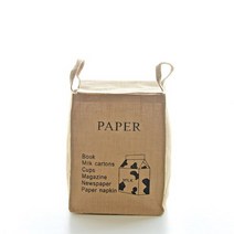 대디마인드 가정용분리수거함 쓰레기의류수거함 다이소 패트병 캔 플라스틱 폐건전지수거함 룸앤홈 패브릭, 1개, 캔류