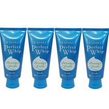 센카 퍼펙트 휩 프레시 A 클렌징폼, 100g, 4개
