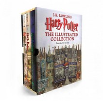 [영어원서] Harry Potter 3종 Books Boxed Set 해리포터 일러스트 Hardcover 풀컬러