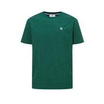 헤지스남성 20SS 헤지스 남성 WHTS0B901E3 그린 퍼피자수 면 반팔티셔츠