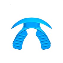 마우스 피스 끈스 하키 럭비 가드 전문 립 에어 브레이스 권투 축구 치아, 06 Light blue