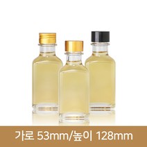 유리병 경진양주병 100ML(사각) (A), 알루미늄마개, 1개
