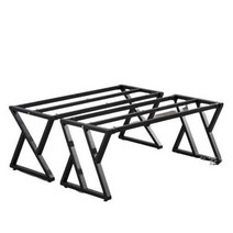 거실 탁자 프레임 대리석 테이블 다리 카페 철제 모던, 단일 전위 130x50x72.5 공식 규격