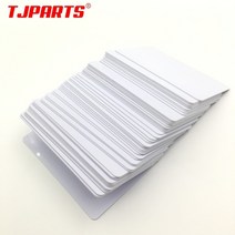 스캐너 부품 프린트 프린터 소품 100 광택 흰색 빈 잉크젯 인쇄용 pvc 카드 방수 플라스틱 id 카드 명함 no chip for epson for canon printer