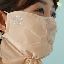엠투디 자외선차단 마스크 햇빛 볼 가리개 골프 C4, 핑크