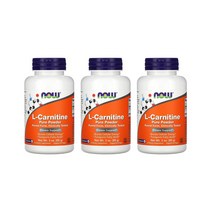 나우 푸드 엘 카르니틴 퓨어 파우더 3oz (85g) 3개 L-Carnitine