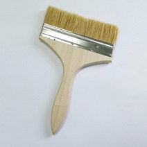 페인트 특대형 막붓 납작 빽 평 붓 브러쉬 도색 니스칠 원목 17cm