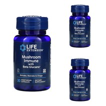 라이프익스텐션 베타 글루칸 함유 버섯 Immune 30정X3 베지캡슐 베타클루칸