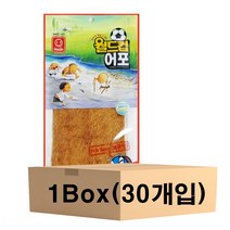 30개(1BOX) 월드컵 어포 매운맛 24g×30 한진식품, 단품
