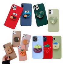 삼성 갤럭시 전기종 귀여운 캐릭터 그립톡 핑거톡 스마트톡 심플 단색 슬림 실리콘 젤리 케이스