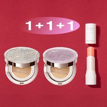 트윙클라 1+1+1 [쿠션15g+쿠션15g+멀티밤10g] [복합 피부 추천] 스타일71 풀 커버 럭셔리 자외선차단 주름개선 미백 앰플 멀티밤 주얼리 쿠션 21호 23호, 1개, 크리스탈23호+로맨틱핑크23호(복합)+멀티밤