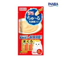 이나바 고양이 챠오츄르 간식, 유산균 참치(231빨강), 1팩