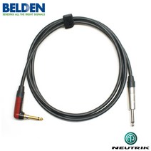Belden 50974 & Neutrik 사일런트 커스텀 기타 케이블 5m / Right Angle (BN-74SR05)