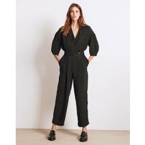 21FW 블랙 포켓배색 점프수트 SIDR1F011BK