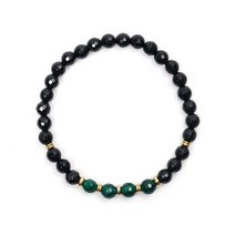 골드그린 포인트 마이크로컷 오닉스 원석팔찌 (C2201-AC847_BK)