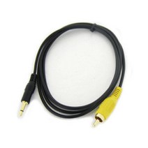 Coms 모노 RCA 단선 케이블 3m3.5￠ 영상케이블 컴포지트 컴포넌트 hdmi케이블 디스플레이포트