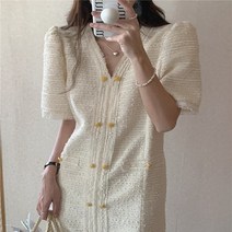 코퍼 정장 하객 롱원피스 화이트 블랙 피로연 돌잔치엄마 66 77사이즈여성쇼핑몰 르뚜앙