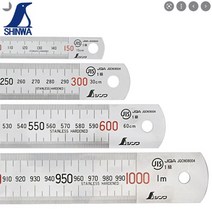 일본 반영구 쇠자 자 철자 스테인레스 스텐자 스틸자 직자 눈금자 철직자 15cm 30cm 60cm 1m, 150mm (15cm)