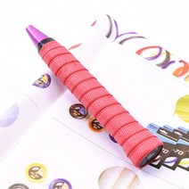새로운 스쿼시 그립 안티 슬립 테니스 배드민턴 라켓 오버 슈퍼 흡수성 Pu 액세서리, 빨간