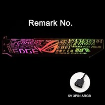 그래픽카드 rx rtx diy argb gpu 브래킷 수평 비디오 카드 지원 rgb 그래픽 카드 홀더 맞춤형 asus aura sync pc modding 게이머, 5v(비고번호)