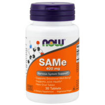 나우푸드 SAMe 400mg 타블렛 글루텐 프리 비건, 30개입, 1개
