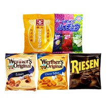 웨더스 카라멜&초코카라멜 모리나가카러멜+하이츄버라이티3가지맛+이클레+리젠+츄토피 5종