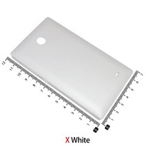 스마트폰 부품 노키아 루미아 X XL X2 후면 커버 배터리 케이스 도어 하우징 휴대폰 핸드폰 수리, [12] X white