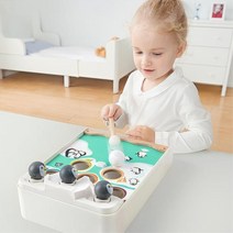 3살 영유아 데굴데굴 펭귄 공굴리기게임 당구대 어린이게임 유치원 미니포켓볼게임