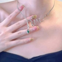 달 목걸이 펜던트 금 14k 18k 패션 있는 실버 컬러 스파클링 쇄골 체인 초커 스타 문 베어 여성 여성용 고급 주얼리 웨딩 파티 선물